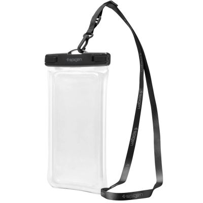 11. Spigen Aqua Shield A610 Hülle, wasserdicht, auf dem Wasser schwimmend – transparent