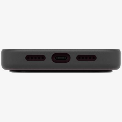 5. Uniq Lyden DS Magclick Ladehülle für iPhone 18 Pro / 17 Pro – Burgunderrot