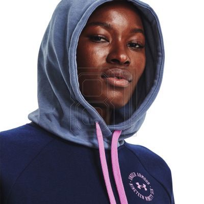 6. Under Armour Rival Fleece CB Hoodie W 1373031 410