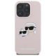 3. Karl Lagerfeld Silikon Nauble Heads Print MagSafe Case für iPhone 16 Pro Max - Pink