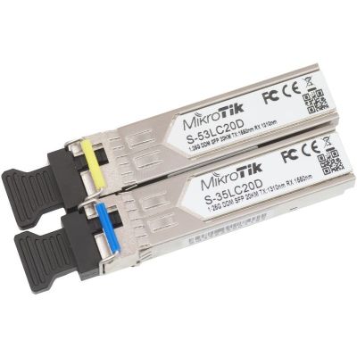 3. MikroTik SFP-Modul S-3553LC20D 1,25 Gbit/s, 20 km