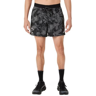 ASICS Fujitrail All Over Print 5IN Short 2011D526-001 Schwarz L