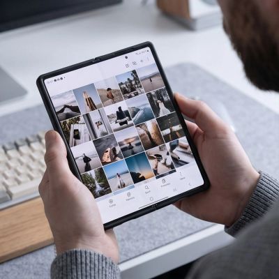 6. Tech-Protect MagPeak MagSafe Hülle für Samsung Galaxy Z Fold 8 Ultra – Mattschwarz