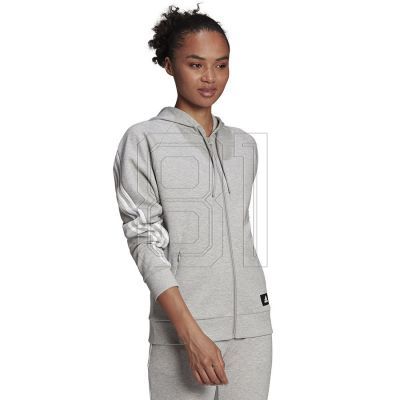 8. Adidas FI 3-Streifen Full-Zip Reg Sweatshirt W H57289