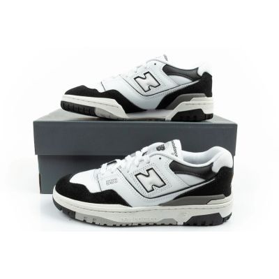 10. New Balance 550 Jugend-Sportschuhe, Sneaker aus Leder, modisch, schwarz-weiß