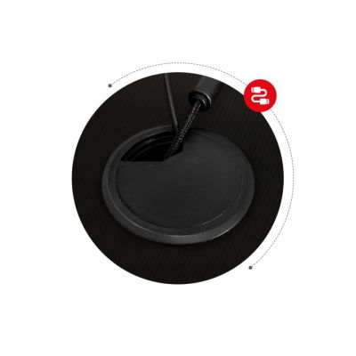 24. Huzaro Hero 8.5 Schwarzer Gaming-Schreibtisch