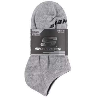 2. Skechers 3er-Pack Unisex Non Terry No Show S114041-020 Grau 39-42