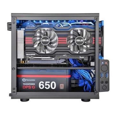 2. Thermaltake Core V1 CA-1B8-00S1WN-00 Gehäuse (Mini-ITX; schwarz)