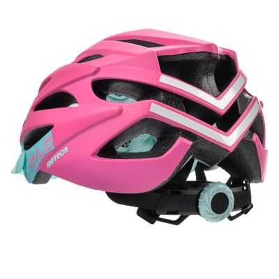 9. Meteor Ovlo M 16863 Fahrradhelm, 55-58 cm, rosa