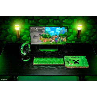 7. Razer Gaming Kraken V4 X kabelgebundenes Over-Ear-Headset mit Mikrofon Minecraft Edition