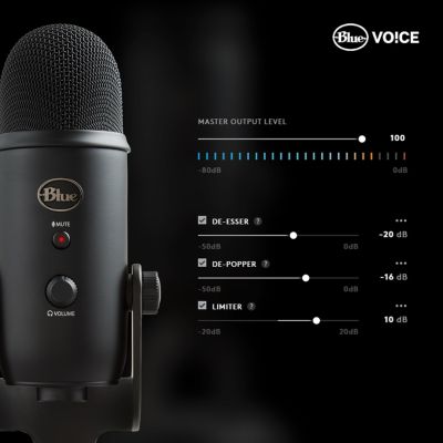 4. Logitech G Yeti Schwarzes Tischmikrofon