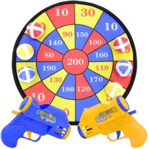 Dartspiel für Kinder mit Klettverschluss und Pistolen, 36 cm