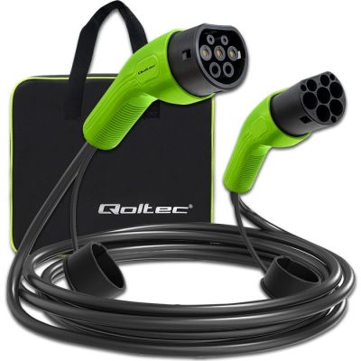 QOLTEC EV Typ 2 Ladekabel für Elektrofahrzeuge | 400 V | 11 kW | 16 A | 5 m