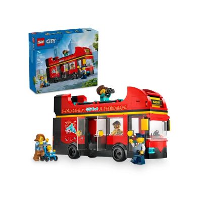 10. LEGO City 60407 Roter Doppeldeckerbus