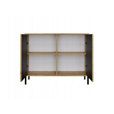 5. KAMARO 2D SLIM ARTISAN Kommode/SCHWARZ