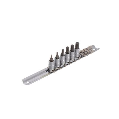 UNIOR 1/4'' Sechskant-Schraubendreher-Steckschlüssel auf einer Schiene