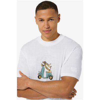 3. Herren-T-Shirt SUPER.NATURAL M Racing Dachshund Bio J Tee, weiß