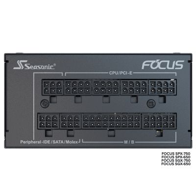9. Seasonic FOCUS SGX-750 (2021) 750 W 20+4-Pin ATX SFX Schwarzes Netzteilmodul