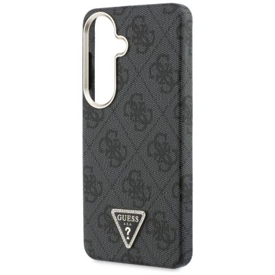 6. Guess 4G Triangle Logo MagSafe Hülle für Samsung Galaxy S26 - Schwarz