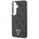 6. Guess 4G Triangle Logo MagSafe Hülle für Samsung Galaxy S26 - Schwarz