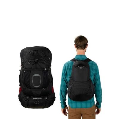 3. Trekkingrucksack OSPREY Aether Plus 85, schwarz, L/XL