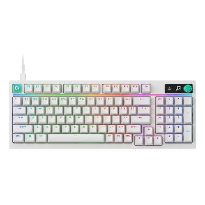4. Logitech G G316 X 98 Gaming-Tastatur USB QWERTZ Englisch Weiß