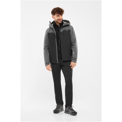 3. Herren-Hardshelljacke mit Primaloft-Fleecejacke VIKING Ravelo 3 in 1 Man schwarz-grau L