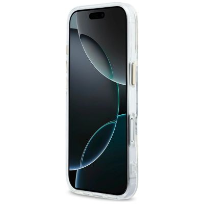 5. Karl Lagerfeld IML KL Script Logo MagSafe Hülle für iPhone 17 - Transparent