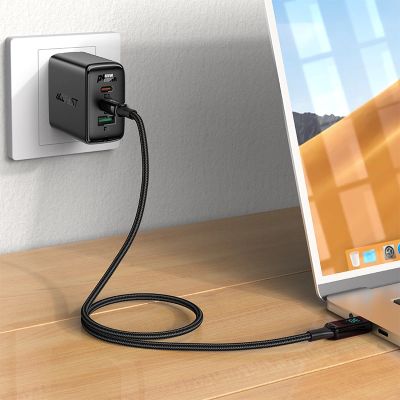 4. Acefast Kabel MFI USB Typ C - Lightning 1,2m, 30W, 3A schwarz (C6-01 Black)