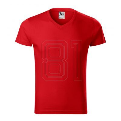 3. Malfini Slim Fit T-Shirt mit V-Ausschnitt M MLI-14607