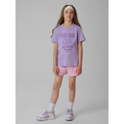 4. Mädchen-T-Shirt mit Aufdruck, regulär, Größe 4F 4FJRAW26TTSHF4240-52S