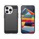 6. Flexible Carbon-Musterhülle für iPhone 15 Pro Carbon Case – Schwarz