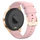 5. VELTORI VT360-1 Damen-Smartwatch, pinkes Silikonarmband