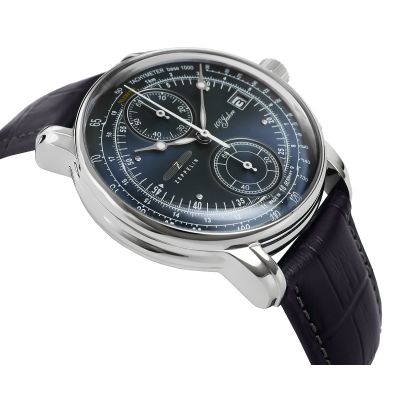 2. Herrenarmbanduhr ZEPPELIN 100 Yahre Chronograph 8670-3 + BOX