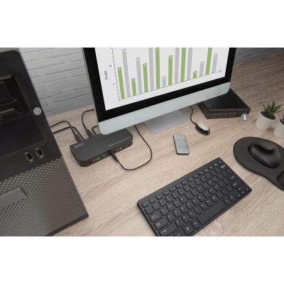 8. Digitus KVM-Switch, 2 x 1 HDMI, HDMI-Ausgang, USB, 4K x 2K bei 60 Hz