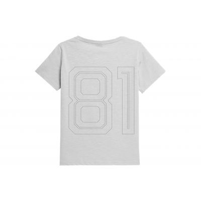 3. T-shirt 4F W 4FSS23TTSHF582 light gray