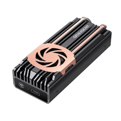 GRAUGEAR G-M2U4-40G-F Festplattengehäuse SSD-Gehäuse Schwarz M.2