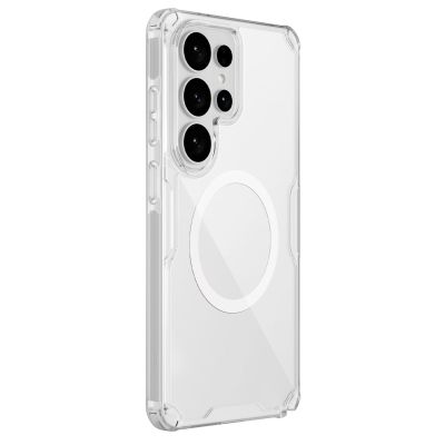 3. Nillkin Nature TPU Pro Hülle kompatibel mit MagSafe für Samsung Galaxy S26 Ultra – Weiß