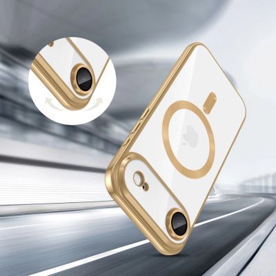 5. Tech-Protect MagFlex MagSafe Case für iPhone 17 Air - Transparent Gold