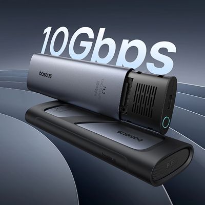 8. Baseus FlyJoy M.2 NVMe 10 Gb/s SSD-Schacht – Grau