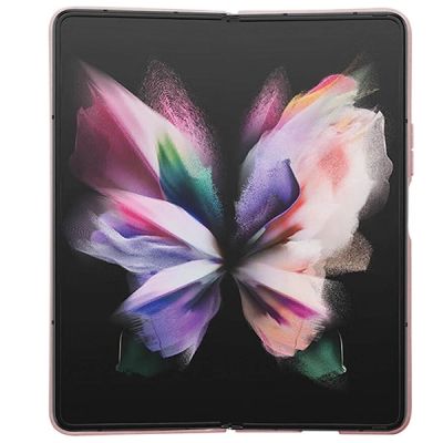 6. Guess Glitter Script Hülle für Samsung Galaxy Z Fold 5 – Rosa