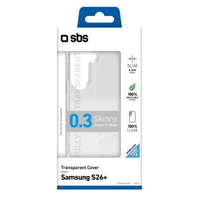 2. SBS Skinny Cover für Samsung Galaxy S26 Plus – Transparent