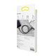 10. Baseus Cafule USB-A / Lightning 2.4A QC 3.0 Kabel 1 m - Schwarz und Rot
