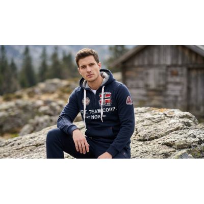 6. Herren-Sweatshirt Geographical Norway GOPTAINE MEN 100 EO BS2 (WT1885H/GN-NAVY)