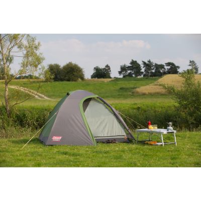 9. Coleman Darwin 3 3-Personen-Zelt – grau/grün