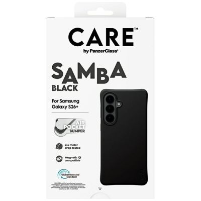 6. CARE by PanzerGlass Samba Black Qi Hülle für Samsung Galaxy S26+ - Schwarz