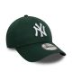 3. New Era 9FORTY League Essential MLB NY New York Yankees Kappe Grün - 60471456