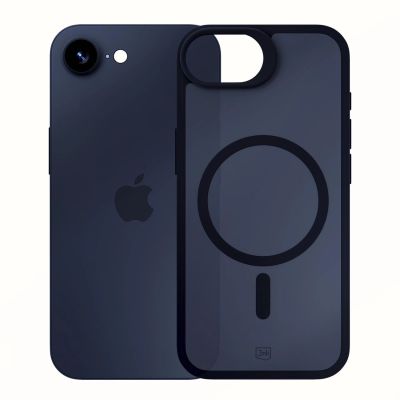 12. 3mk Smoke MagCase für Apple iPhone SE4/16E – Mattschwarz