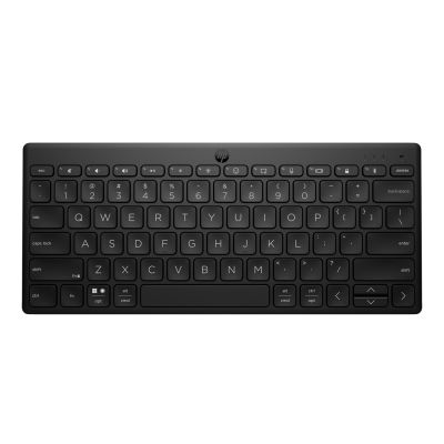 53. HP 350 Kompakte Bluetooth-Tastatur für mehrere Geräte, kabellos, Schwarz, 692S8AA