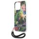 6. Guess GUHCP13LHFLSB iPhone 13 Pro / 13 6.1" Blau/Blau Hardcase Flower Strap